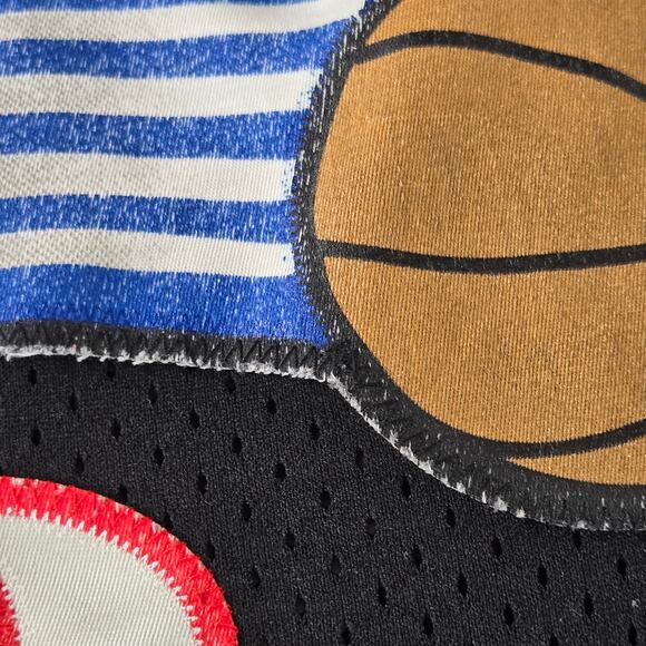 Nike NBA Rare "Jester" Jersey Throwback Allen Iverson 3 Sixers S length +2 black - Picture 6 of 11